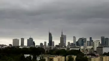 Warszawa - widok na centrum stolicy NOWOŚĆ