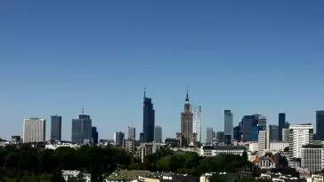 Warszawa - widok na centrum stolicy NOWOŚĆ