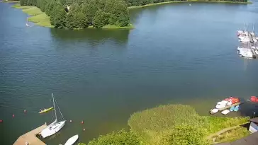 Widok na Jezioro Wdzydze na Kaszubach