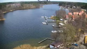 Widok na Jezioro Wdzydze na Kaszubach