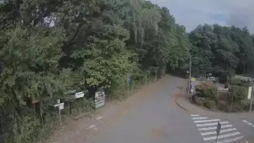 Ujęcie na część deptaka w Wiciu nad morzem