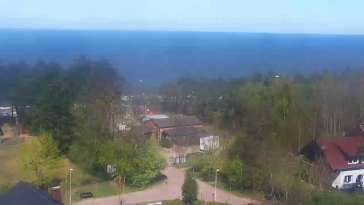 Panorama na morze w Jarosławcu z kamery Live