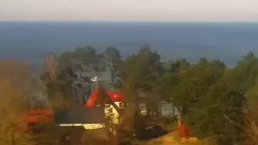 Panorama na morze w Jarosławcu z kamery Live