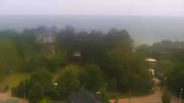 Panorama na morze w Jarosławcu z kamery Live
