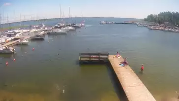 Widok na Jezioro Niegocin - KAMERA LIVE