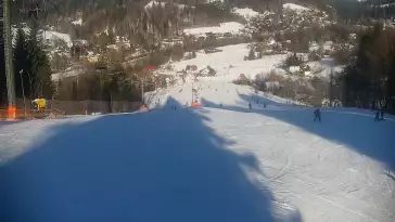 Widok na stację narciarską CIEŃKÓW-SKI.