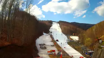 WISŁA HOTEL STOK - widok na dolną trasę