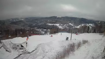 KAMERA LIVE z rodzinnego ośrodka narciarskiego STOK w Wiśle.