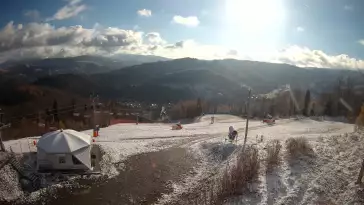 KAMERA LIVE z rodzinnego ośrodka narciarskiego STOK w Wiśle.