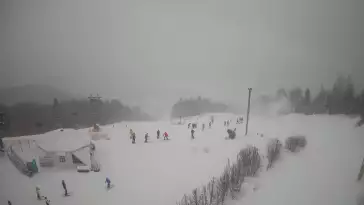 KAMERA LIVE z rodzinnego ośrodka narciarskiego STOK w Wiśle.