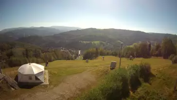 KAMERA LIVE z rodzinnego ośrodka narciarskiego STOK w Wiśle.