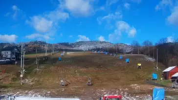 Widok z Kamery na STOK KLEPKI w Wiśle na żywo