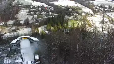 Widok ze skoczni Adama Małysza w Malince - KAMERA LIVE