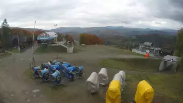 WISŁA SOSZÓW - widok na trasę narciarską