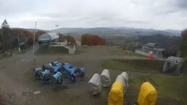 WISŁA SOSZÓW - widok na trasę narciarską