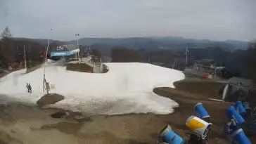 WISŁA SOSZÓW - widok na trasę narciarską