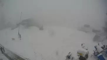 WISŁA SOSZÓW - widok na trasę narciarską