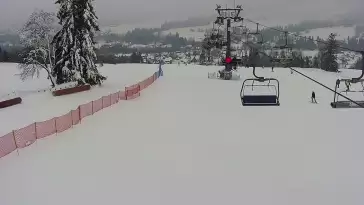 Widok z Kamery na kolej krzesełkową WITÓW SKI