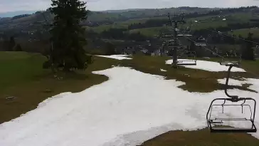 Widok z Kamery na kolej krzesełkową WITÓW SKI