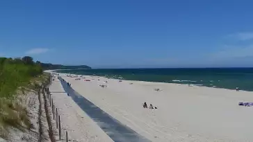Kamera Władysławowo na plażę, promenadę, aleję gwiazd, wejście nr 5