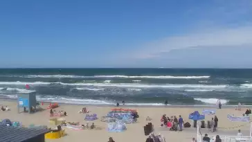 Kamera Władysławowo na plażę, promenadę, aleję gwiazd, wejście nr 5
