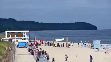 Kamera Władysławowo na plażę, promenadę, aleję gwiazd, wejście nr 5