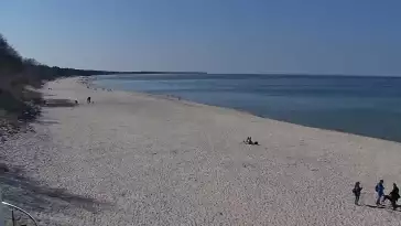 Kamera w Kołobrzegu z widokiem na plażę