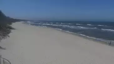 Kamera w Kołobrzegu z widokiem na plażę