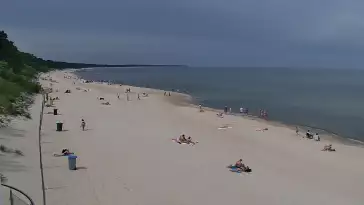 Kamera w Kołobrzegu z widokiem na plażę