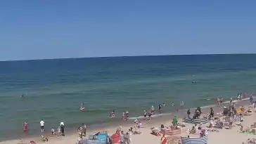 Kamera w Kołobrzegu z widokiem na plażę
