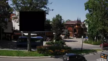 Zakopane - ujęcie na Krupówki NOWOŚĆ