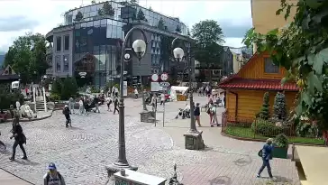 Widok na Krupówki w Zakopanem
