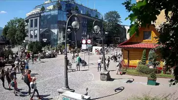 Widok na Krupówki w Zakopanem