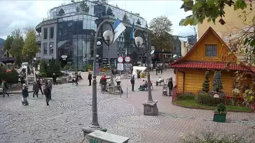 Widok na Krupówki w Zakopanem