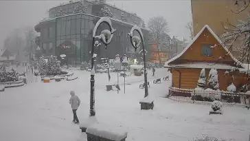 Widok na Krupówki w Zakopanem