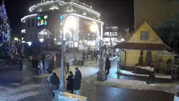 Widok na Krupówki w Zakopanem