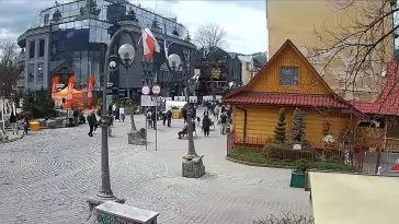 Widok na Krupówki w Zakopanem