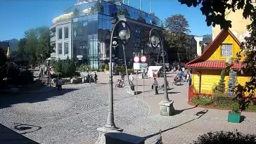 Widok na Krupówki w Zakopanem