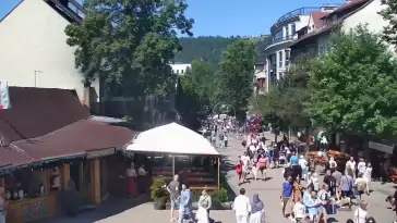 Krupówki - Camera on the promenade in Zakopane