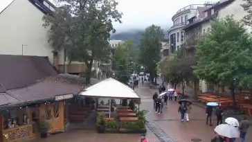 Krupówki - Camera on the promenade in Zakopane