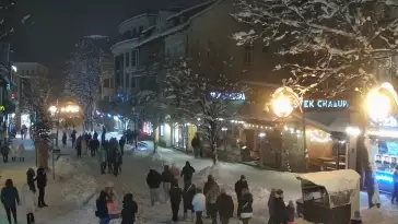 Krupówki - Camera on the promenade in Zakopane