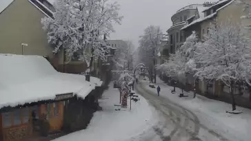 Krupówki - Camera on the promenade in Zakopane