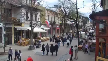 Krupówki - Camera on the promenade in Zakopane