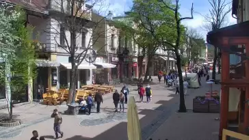 Krupówki - Camera on the promenade in Zakopane