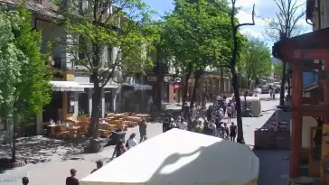 Krupówki - Camera on the promenade in Zakopane