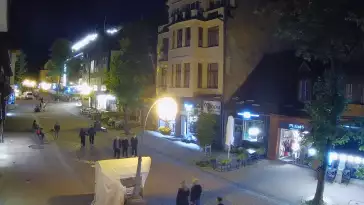 Widok z Kamery na Ulicę Krupówki w Zakopanem na żywo