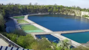 Kamera na Zalew Zakrzówek w Krakowie