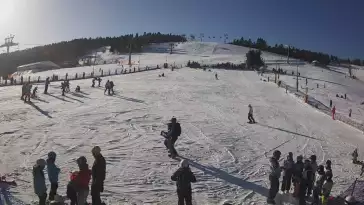 Widok na stok BARTUŚ W ZIELEŃCU - KAMERA LIVE