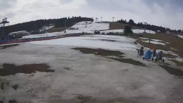 Widok na stok BARTUŚ W ZIELEŃCU - KAMERA LIVE