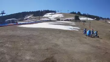 Widok na stok BARTUŚ W ZIELEŃCU - KAMERA LIVE